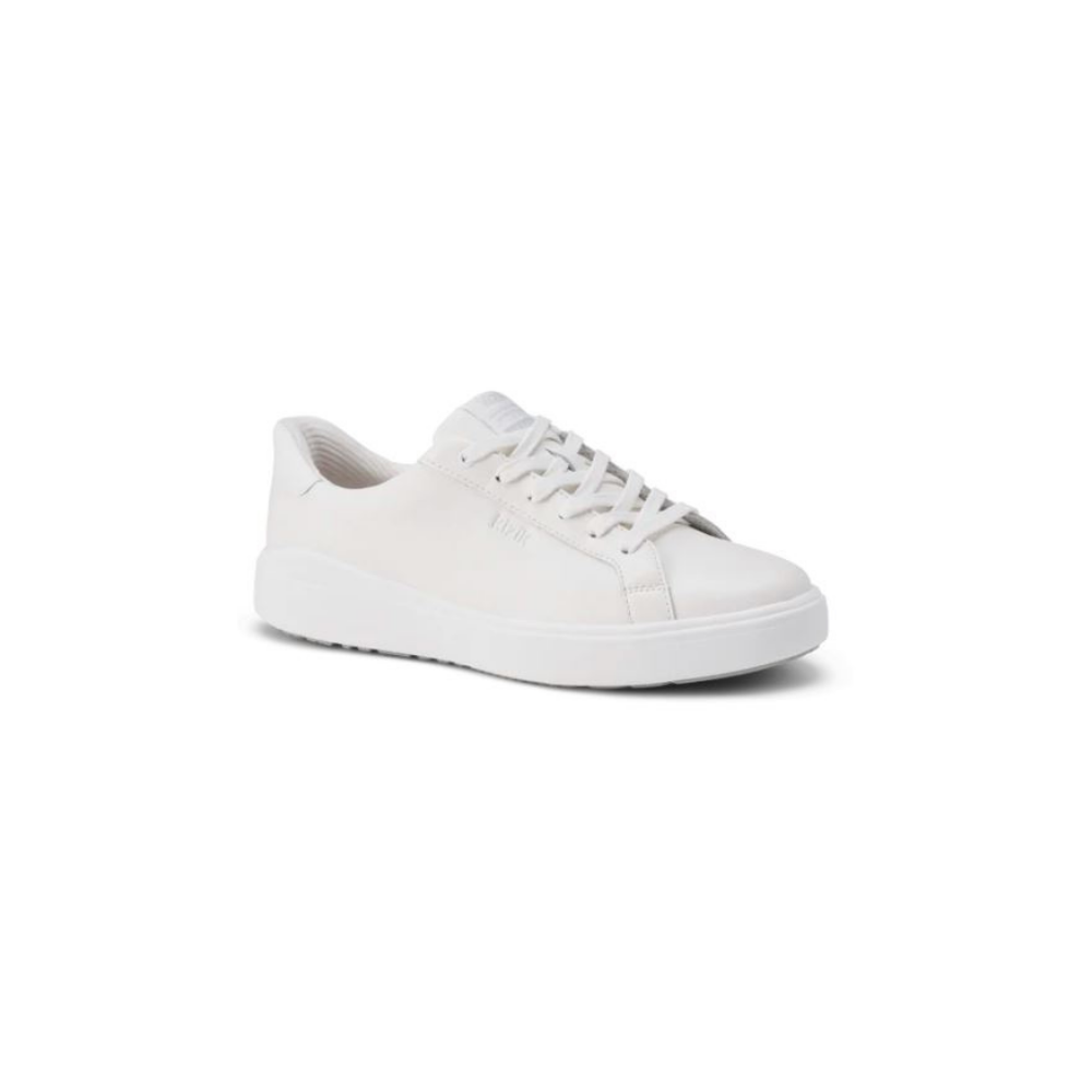 Kizik Women's Vegas 2 Hands Free Leather Sneakers - Bright White