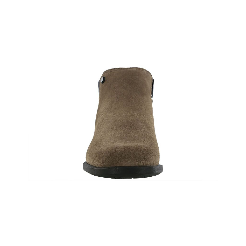 SAS Women's Bethany Leather Ankle Boot - Comfort Slip-On - Tumbleweed