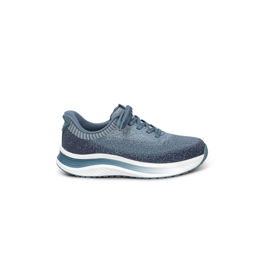 OrthoFeet Women's Nira Hands Free Sneaker - Light Slate Blue