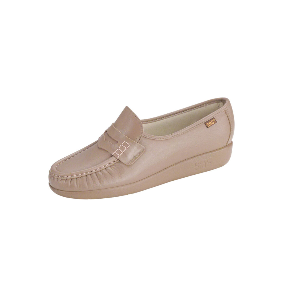 SAS Women's Classic - Leather Comfort Slip-On Loafer - Mocha