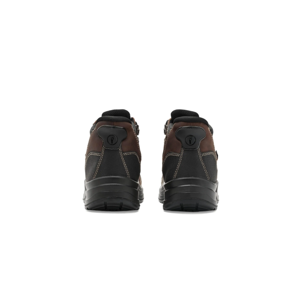 OrthoFeet Women's Quartz Slip-Resistant Work Boot - Brown