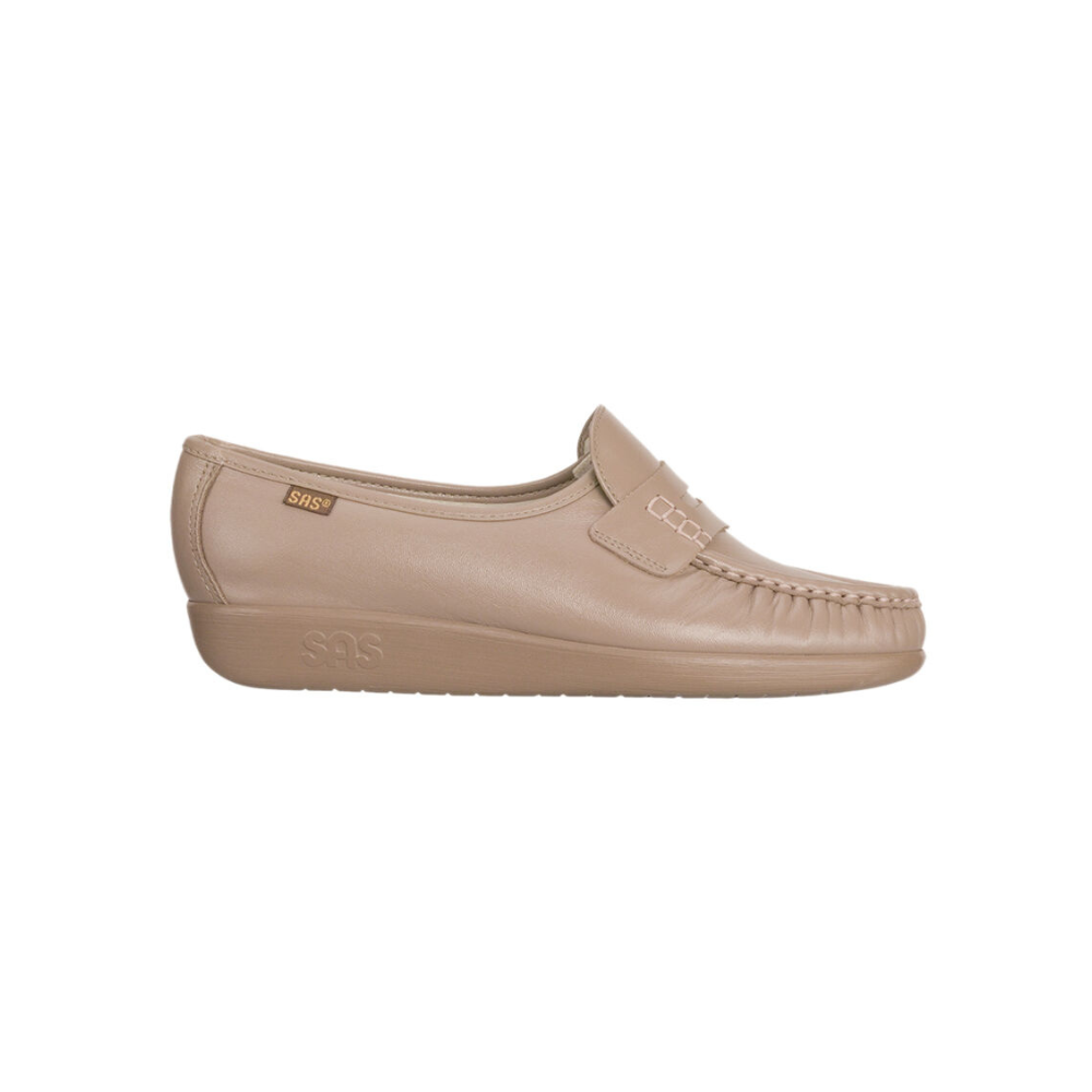 SAS Women's Classic - Leather Comfort Slip-On Loafer - Mocha