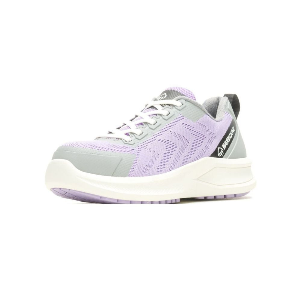 Wolverine Women's Bolt DuraShocks Knit CarbonMax Lavender Work Shoes