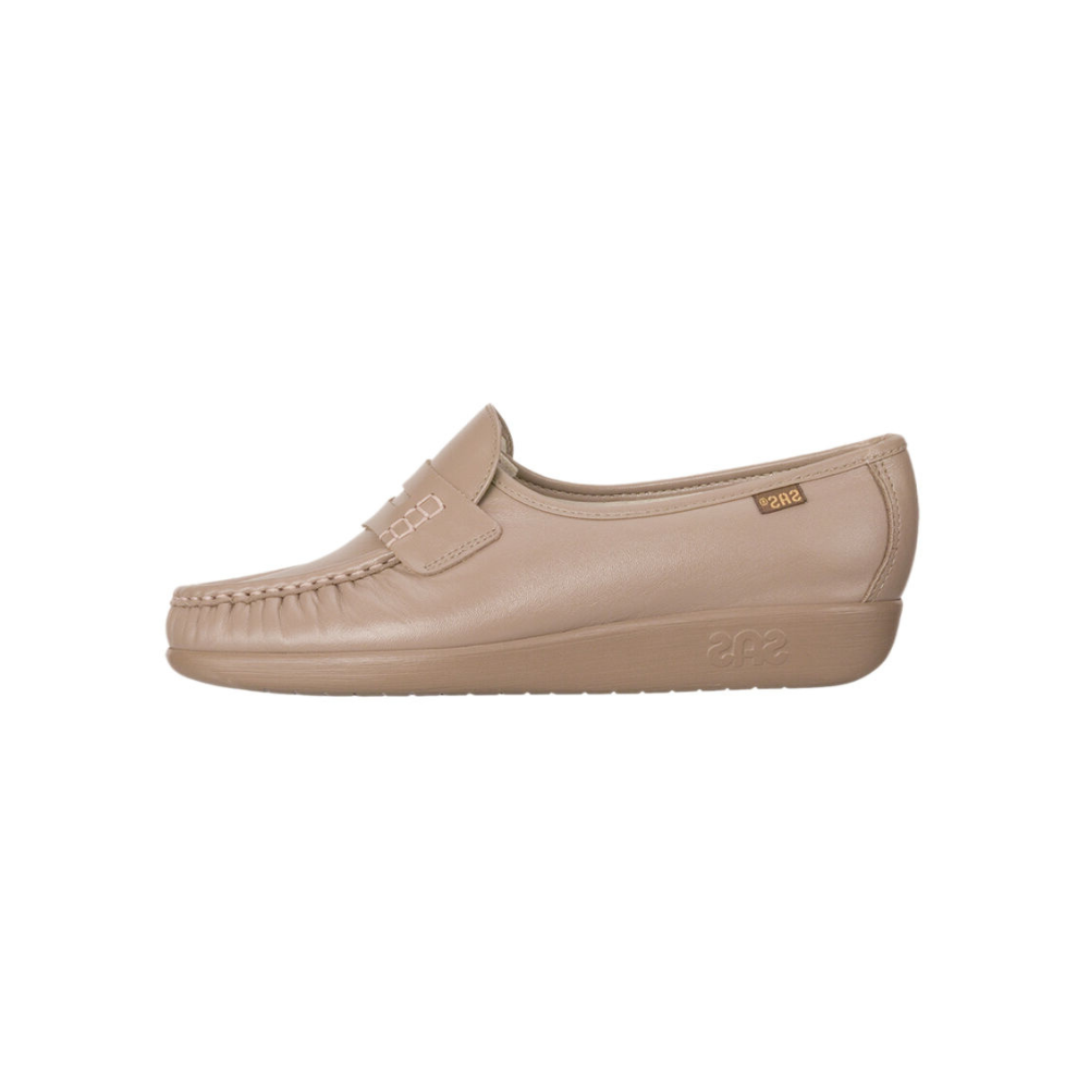 SAS Women's Classic - Leather Comfort Slip-On Loafer - Mocha