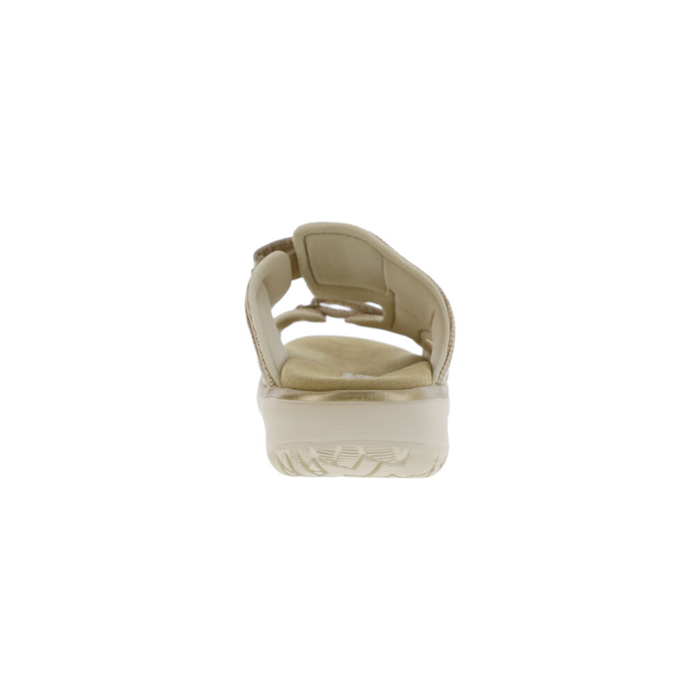 SAS Women's Embark Slide - Leather Sandal - Soft Gold