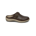 Orthofeet Irma Women's Clog Brown Leather Slip On Comfort Shoes