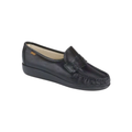 SAS Women's Classic - Leather Comfort Slip-On Loafer - Black