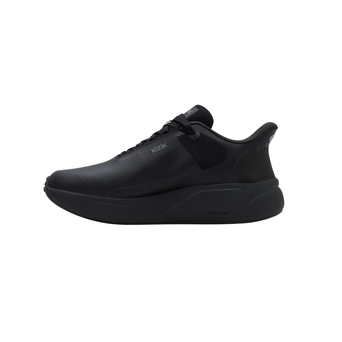 Kizik Men’s Freedom Pro SR Hands-Free Slip-Resistant Sneakers – Blackout