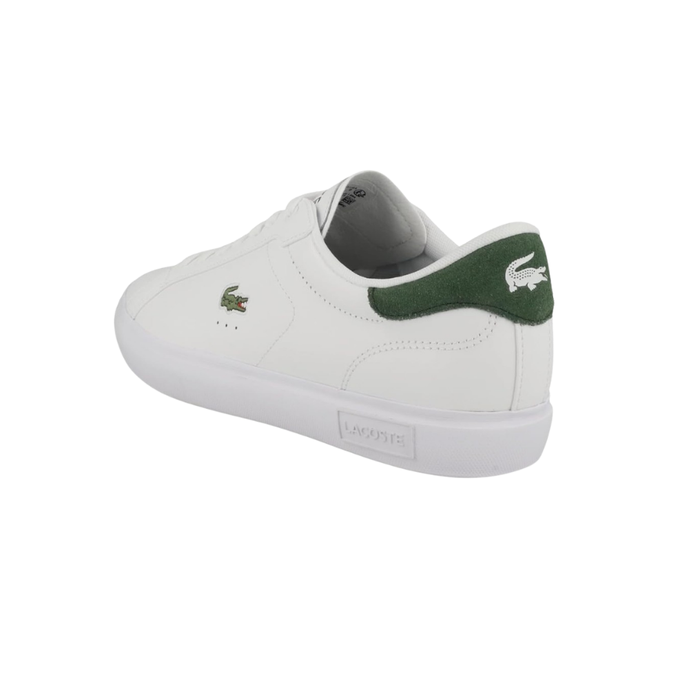 Lacoste Men’s Powercourt 224 1 SMA - White / Dark Green - 748SMA00011R5