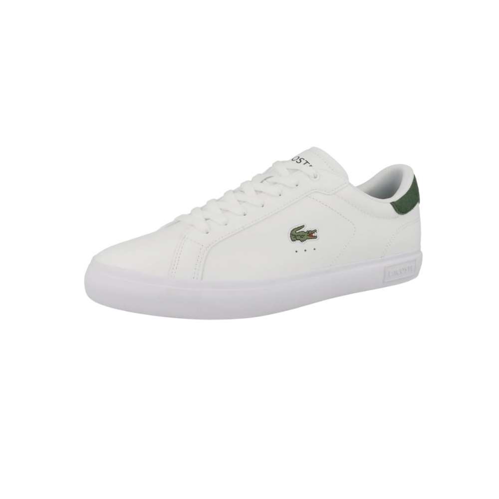 Lacoste Men’s Powercourt 224 1 SMA - White / Dark Green - 748SMA00011R5