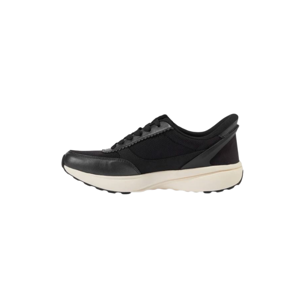 Kizik Women's Paris Hands Free Leather Sneakers - Black/Pristine