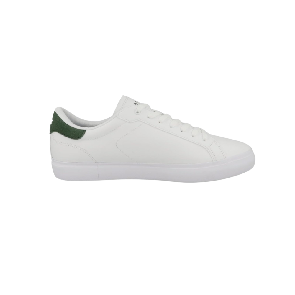 Lacoste Men’s Powercourt 224 1 SMA - White / Dark Green - 748SMA00011R5