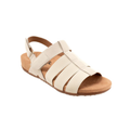 SoftWalk Women's Burnaby Leather Fisherman Sandal - Ivory