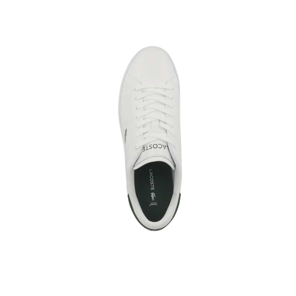 Lacoste Men’s Powercourt 224 1 SMA - White / Dark Green - 748SMA00011R5