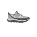 Kizik Men's London AT Hands Free Leather All Terrain Sneakers-Alloy/Poppyseed