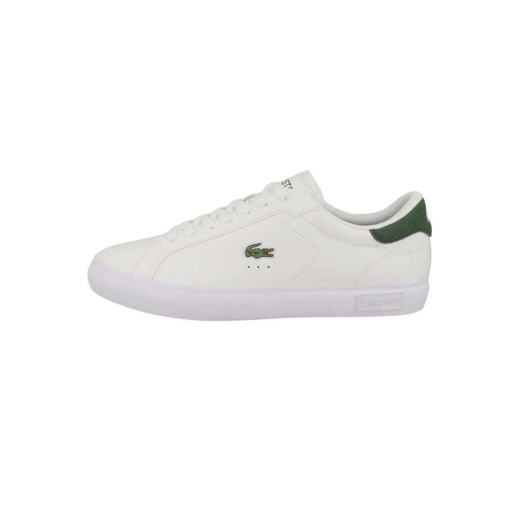 Lacoste Men’s Powercourt 224 1 SMA - White / Dark Green - 748SMA00011R5