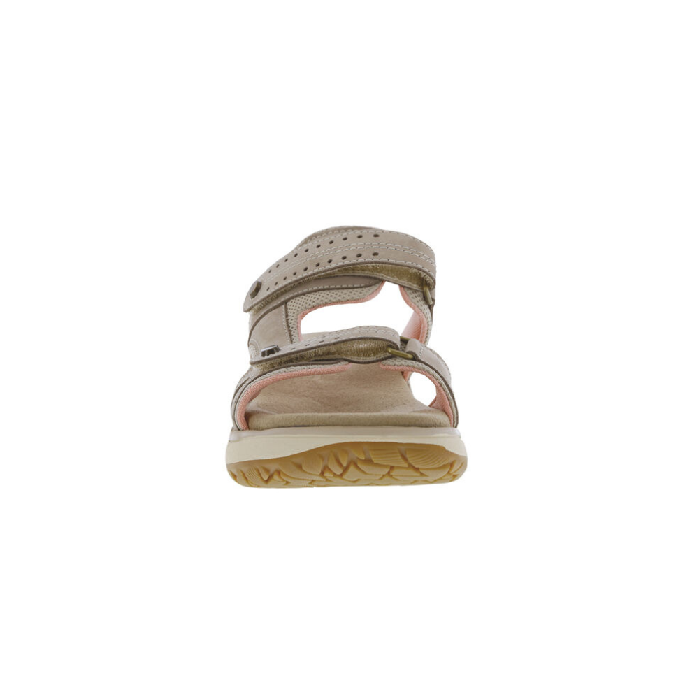 SAS Women's Embark Slide - Leather Sandal - Taupe/Pink