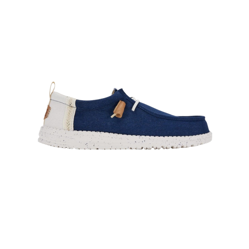 Hey Dude Men’s Wally Craft Linen - Sargasso Blue / White - 43086