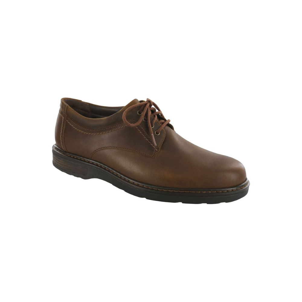SAS Men's Aden - Leather Lace Up Oxford - Brown