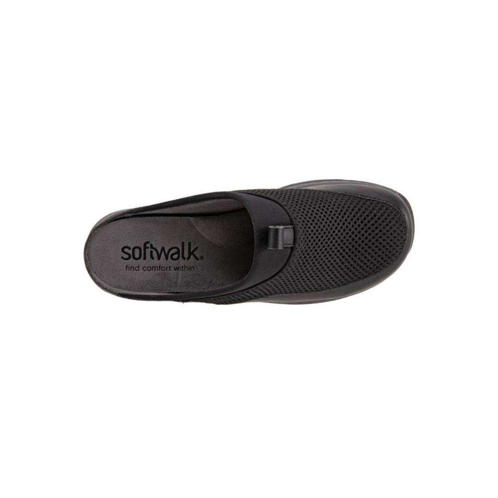SoftWalk Women's Aberdeen Sport Mule - Black