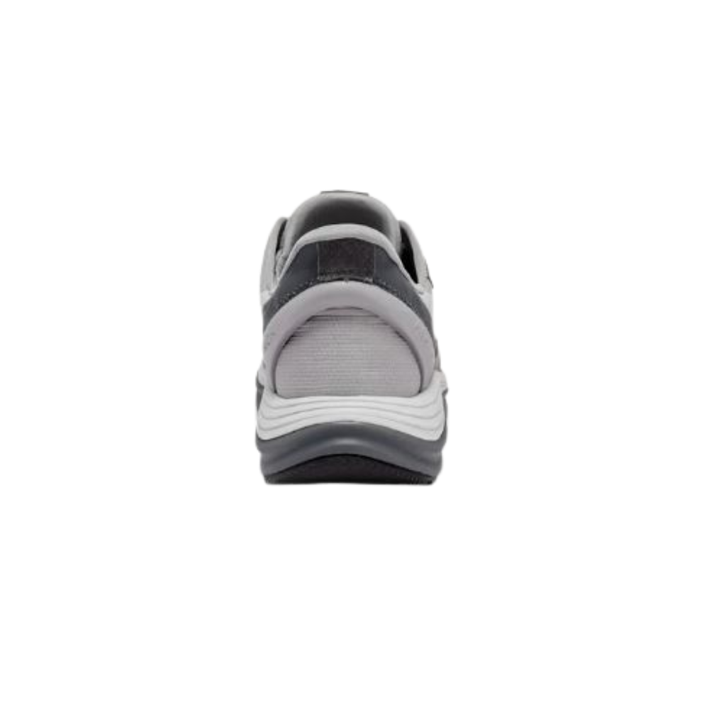 Kizik Men's London AT Hands Free Leather All Terrain Sneakers-Alloy/Poppyseed