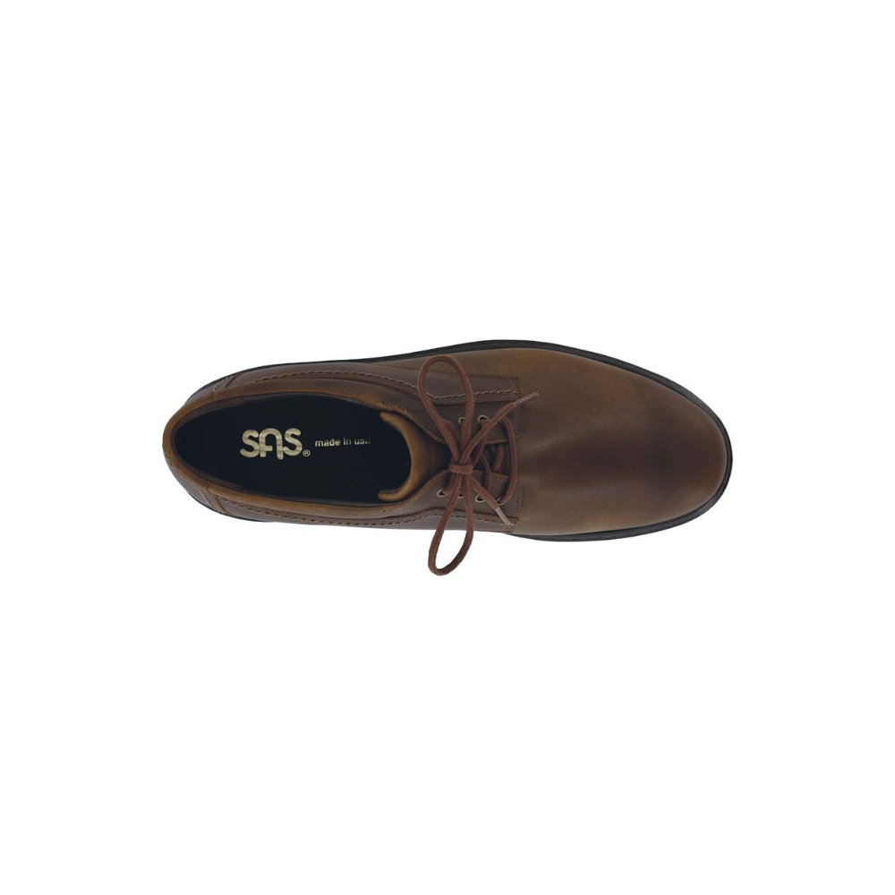 SAS Men's Aden - Leather Lace Up Oxford - Brown