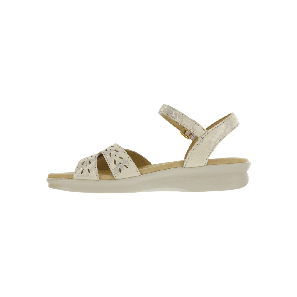 SAS Women's Duo - Quarter Strap Comfort Sandal - Soft Gold