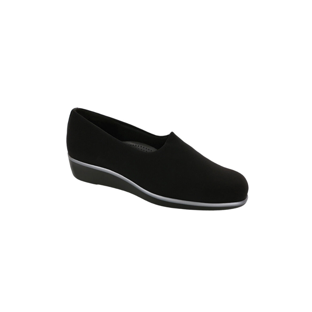 SAS Women's Bliss Comfort Slip-On Wedge - Black