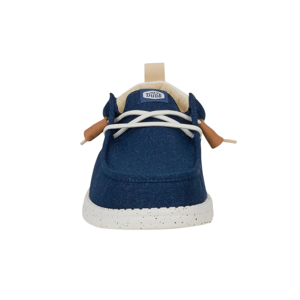 Hey Dude Men’s Wally Craft Linen - Sargasso Blue / White - 43086