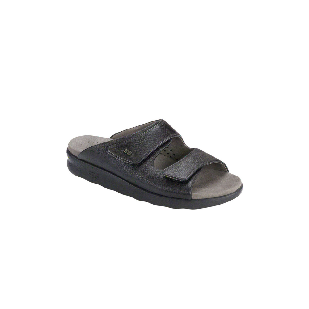 SAS Women's Cozy - Comfort Adjustable Sandal - Black
