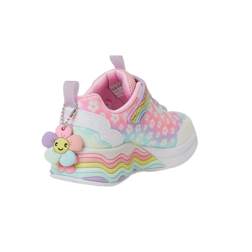 Skechers Kids' Flower Friends Comfort Shoes- White/Multi