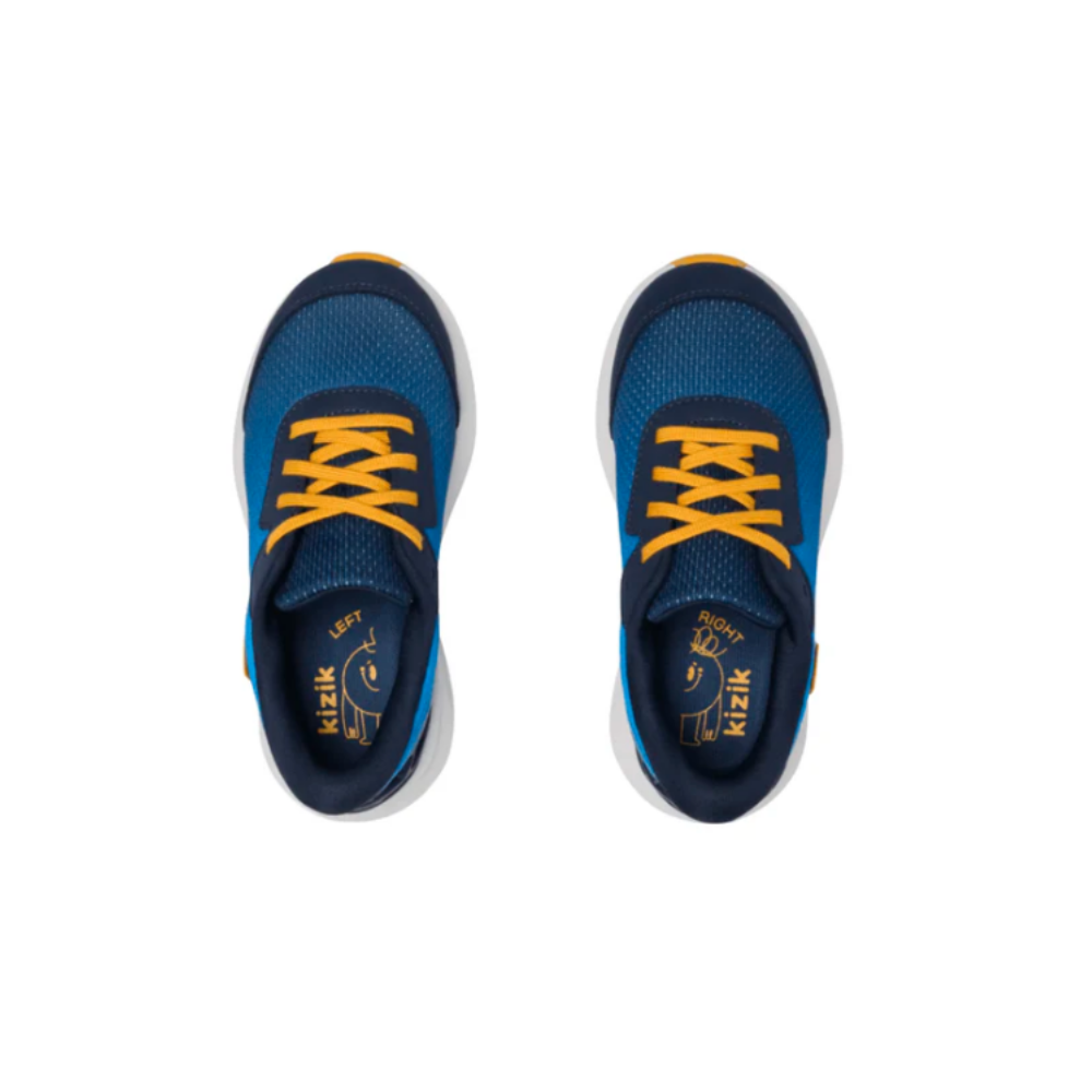 Kizik Kids' Athens 2 Slip-In Athletic Shoes - Super Sonic/Naval Academy