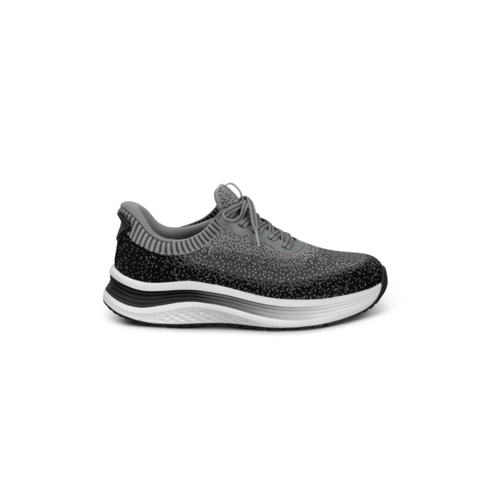 OrthoFeet Women's Nira Hands Free Sneaker - Black/Gray