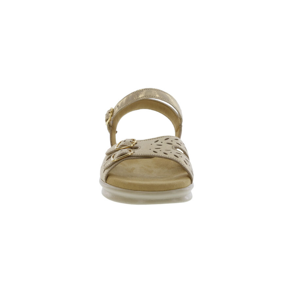 SAS Women's Duo - Quarter Strap Comfort Sandal - Soft Gold