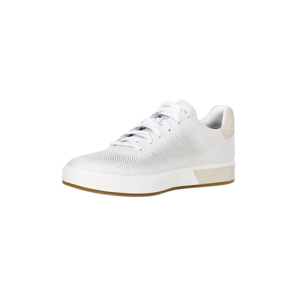 Cole Haan Men’s GrandPrø Angleace Sneakers – Optic White / Silver Birch