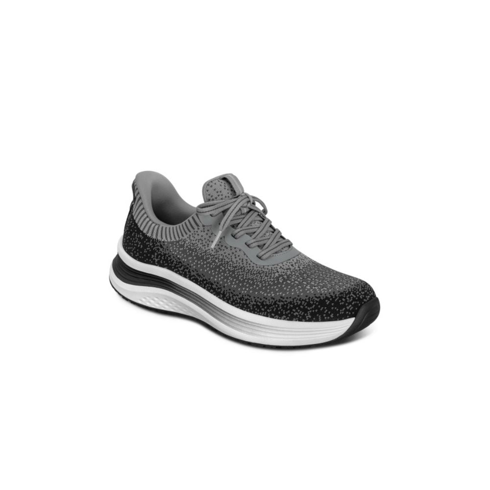 OrthoFeet Women's Nira Hands Free Sneaker - Black/Gray