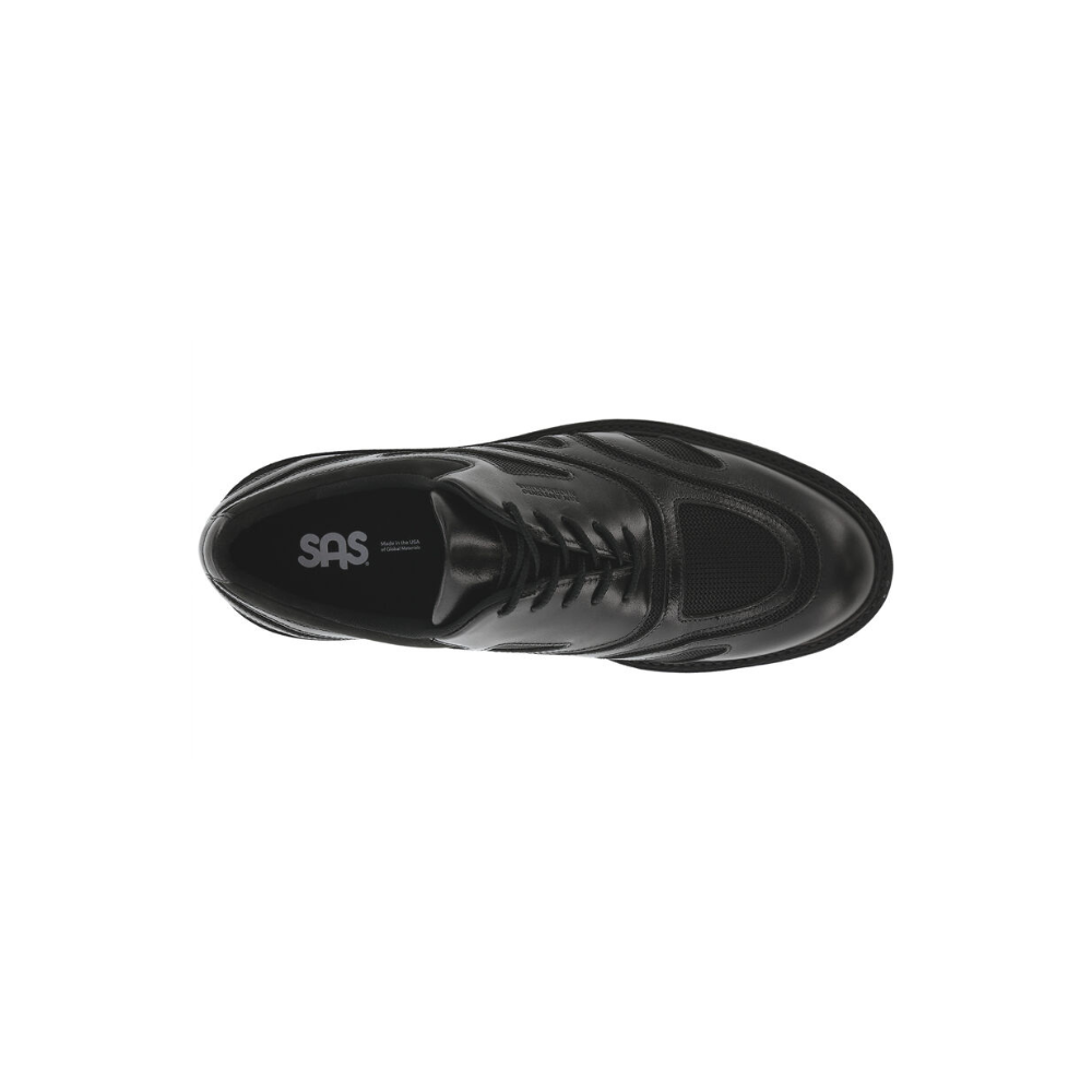 SAS Men's Speedway - Leather Lace Up Shoe - Blackpoint