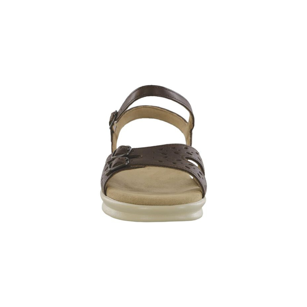 SAS Women's Duo - Quarter Strap Comfort Sandal - Darkwood