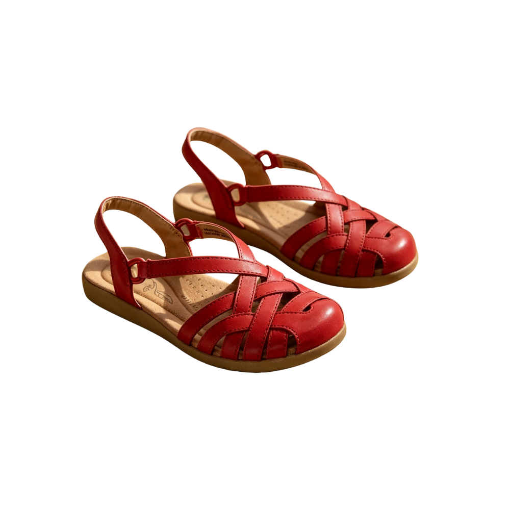 Earth Origins Women’s Nellie - Medium Red - ETNELLIE 610