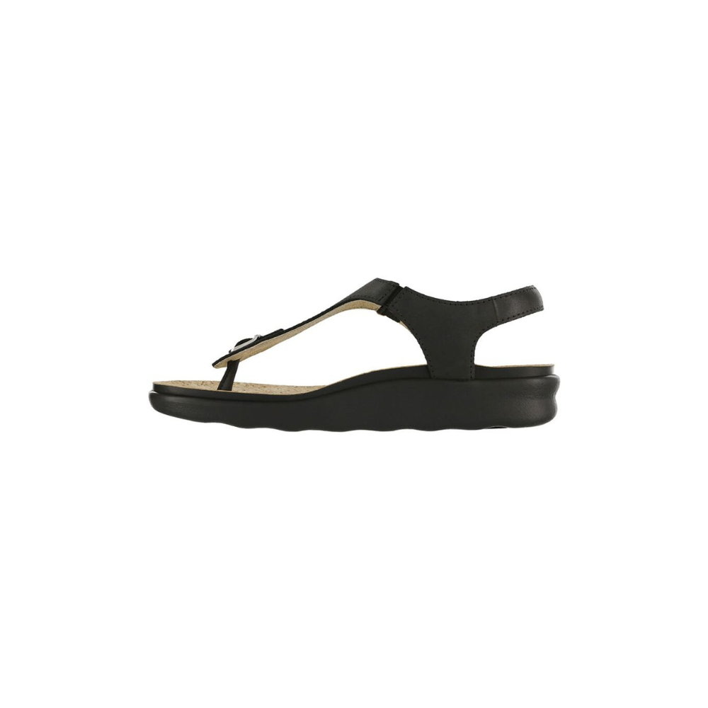 SAS Women's Marina - Leather Comfort Sandal - Black