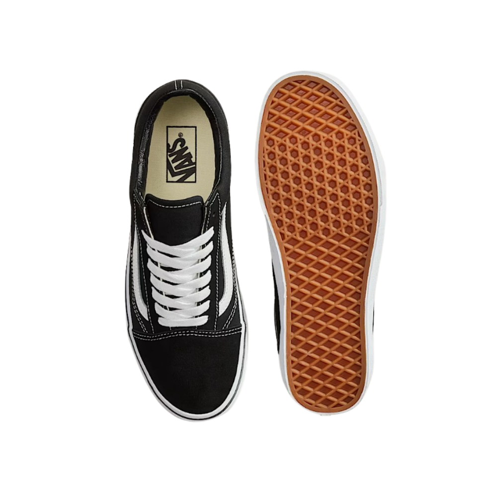 Vans Old Skool Classic | The "Everyday Icon" – Black/White (Unisex)