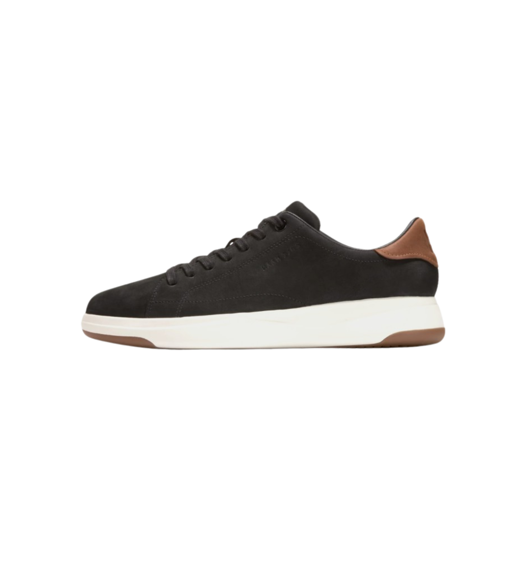 Cole Haan Men's GrandPrø Tennis 2.0 Sneakers - Black/British Tan/Ivory