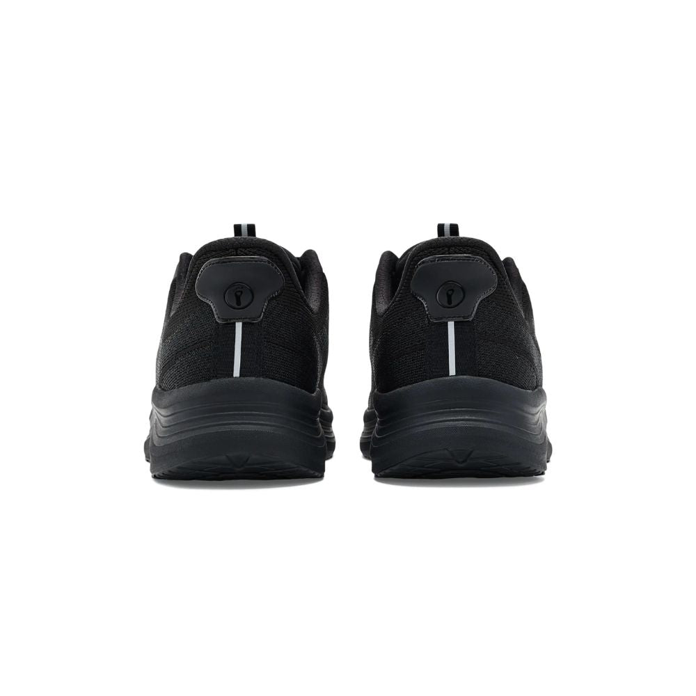 OrthoFeet Women's Nira Hands Free Sneaker - Black/Black