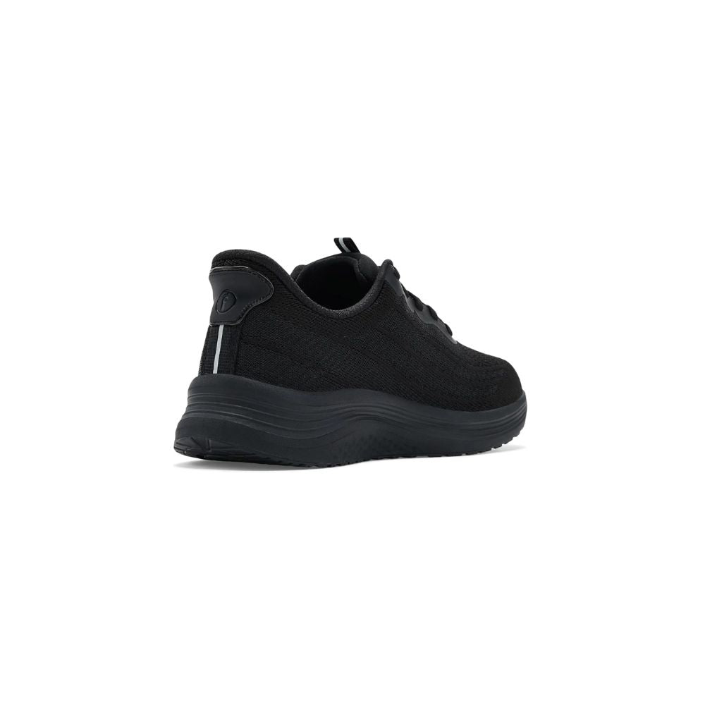OrthoFeet Women's Nira Hands Free Sneaker - Black/Black