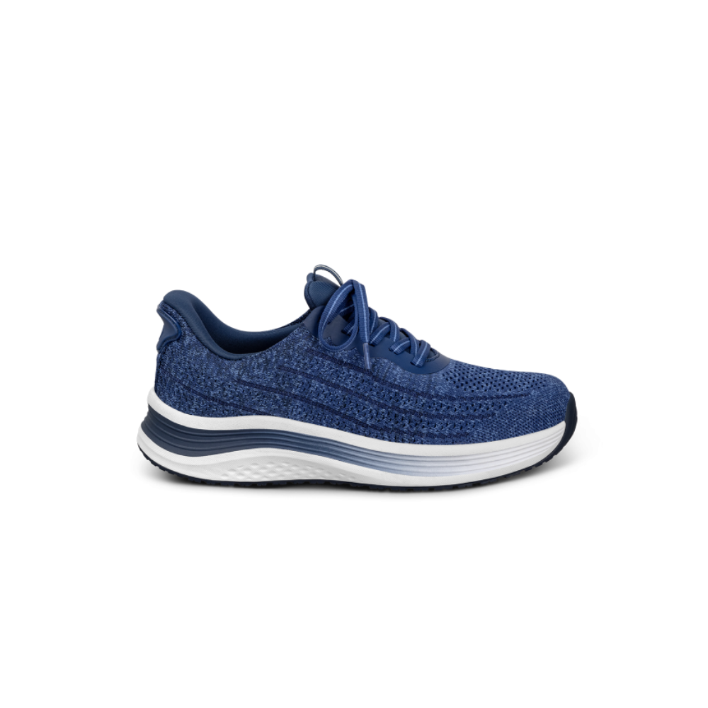 OrthoFeet Women's Nira Hands Free Sneaker - Indigo Blue