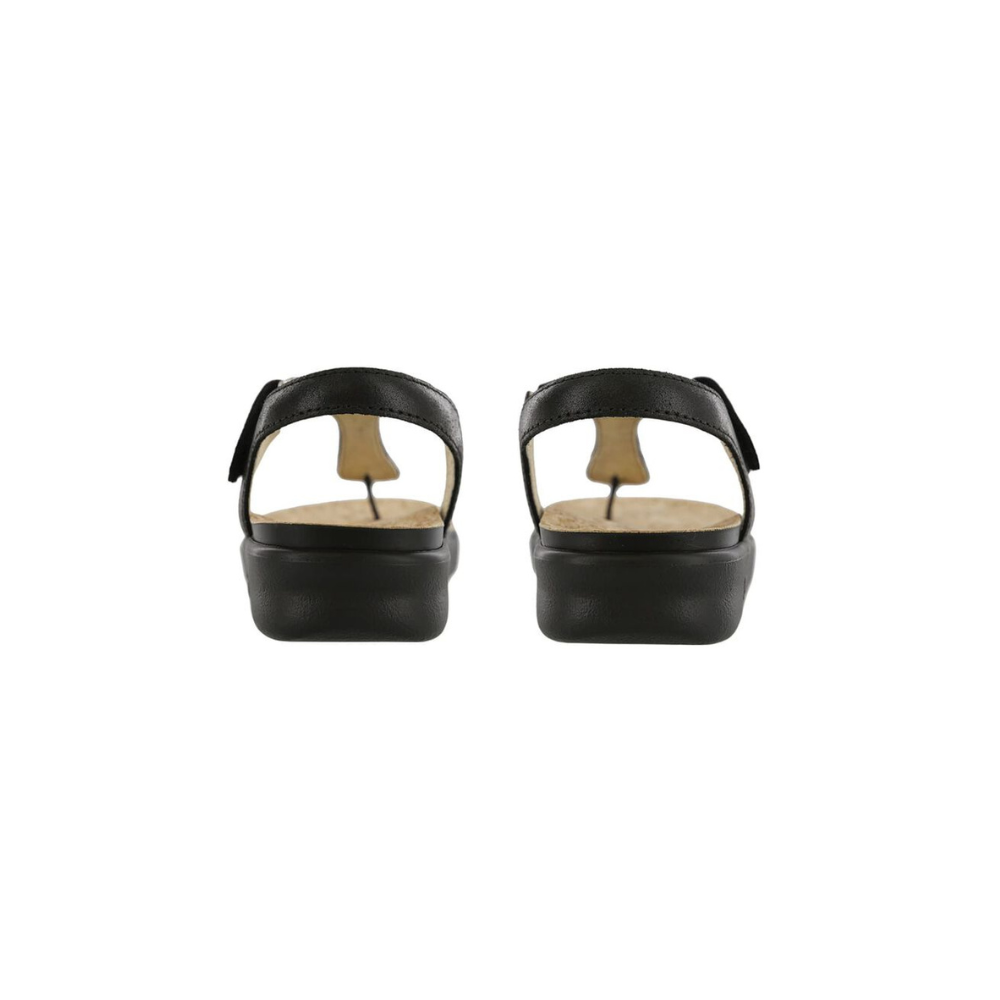 SAS Women's Marina - Leather Comfort Sandal - Black