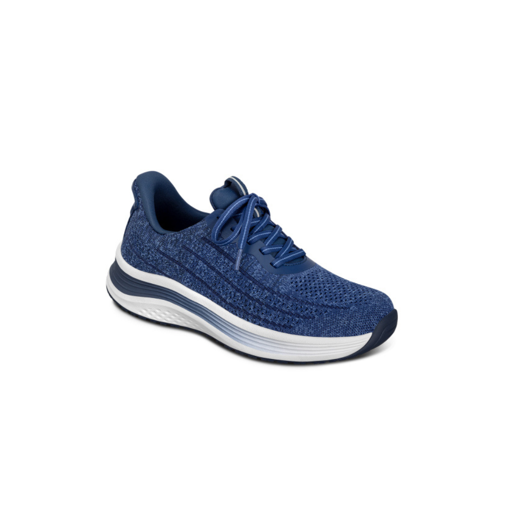 OrthoFeet Women's Nira Hands Free Sneaker - Indigo Blue
