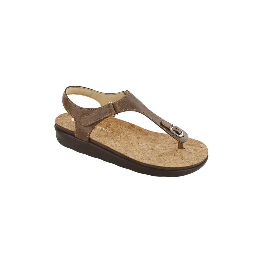 SAS Women's Marina - Leather Comfort Sandal - Brown