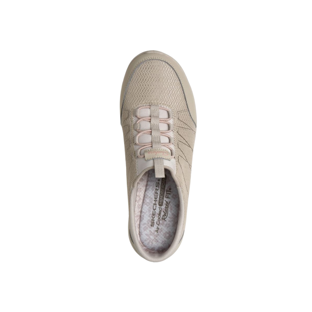 Skechers Women's Relaxed Fit: Glide-Step Comfort - Walking Shoes-Taupe