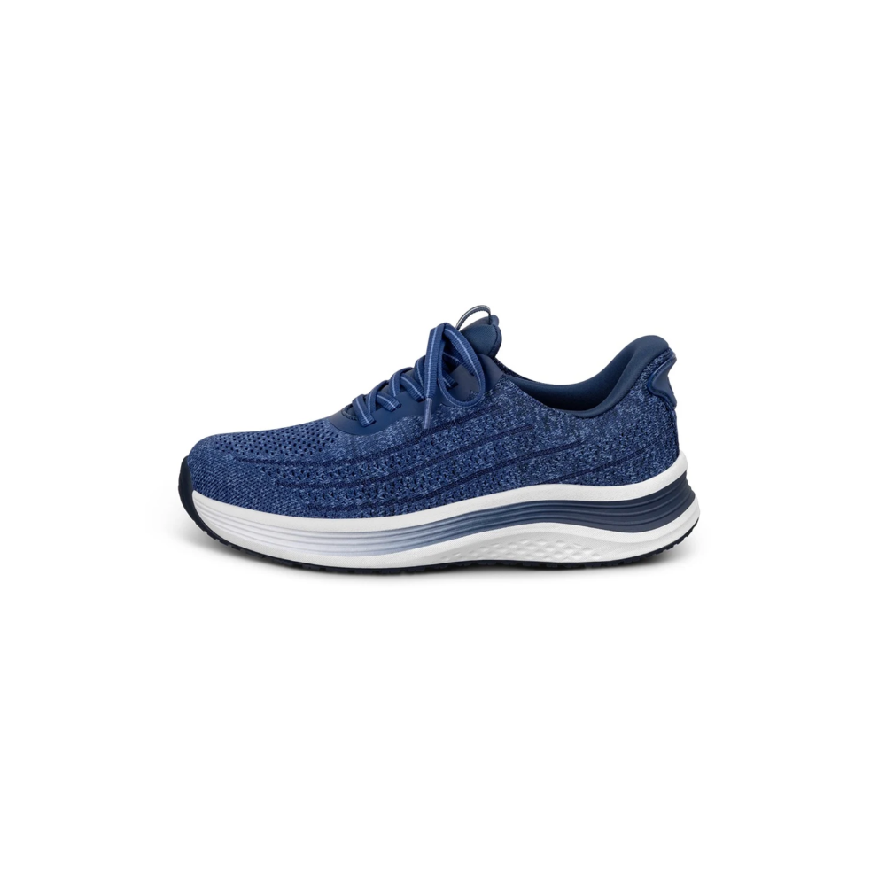OrthoFeet Women's Nira Hands Free Sneaker - Indigo Blue